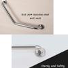 FairUo Bath Wall Attachment Handrails,Grab Bar Rails Bathroom Grab Bar, Wall-Mounted Straight Hair Towel Rack, Sturdy Stainless Steel Shower Safety Handle for Bathtub, Toilet, Bathroom, Kitchen view 3