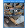 2pcs Driving Shoe Heel Cover Protectors Easy to Wear Wearproof Elastic Buckle Ox ford Cloth Driver Shoes Heel Protective Mat , for Self Driving Trip , Long Distance Driving Heel Heel Cushions & Cups view 2