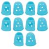 Beatifufu 10pcs Silicone Embroidery Nail Protectors Durable Finger Covers for Sewing Lightweight and Non-slip Thimbles Essential Tool for Beginners and Diy Crafts view 1