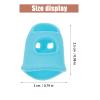 Beatifufu 10pcs Silicone Embroidery Nail Protectors Durable Finger Covers for Sewing Lightweight and Non-slip Thimbles Essential Tool for Beginners and Diy Crafts view 2