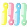 Beatifufu 4-piece Baby Hair Comb Set Infant Comb Round Safety Teeth Gentle Care for Newborns Toddlers Boys and Girls view 1