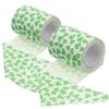 Shamrock Toilet Paper Roll 2- Clover Pattern Bath Tissue Multipurpose Paper for Home and Hotel Use 3.93X2.95 Inches view 1