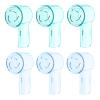 6 Pack Toothbrush Dustproof Cover Compatible with Oral B iO Ultimate Clean Gentle Care Replacment Heads and iO Series 3 4 5 6 7 7G 8 9 Electric Toothbrush, (Cyan+Blue) view 1