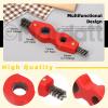 Mardatt 5Pcs Copper Pipe Cleaner and Reamer Kit Includes Inner-Outer Reamer Pipe, 4 In 1 Pipe Cleaning Tool, Sanding Sponge and Tubing Cutter for PVC PPR Copper Brass Aluminum Pipes view 4