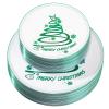 EBOOT 60 Pcs Christmas Plates Christmas Tree Plastic Plates Round Disposable Dessert Dinner supply for Holiday Party Supplies, 10.25 Inch and 7.5 Inch(Green,Stylish Style) view 1