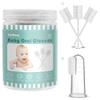 SmilBoxy 42PCS + 1 Finger Baby Toothbrush with Box Absorbent Gauze Oral Cleaner, Baby Tongue Cleaner, Disposable Infant Tongue Cleaner Newborn Oral Cleaner Gentle Cleaning Care for 0-36 Months Babies view 1
