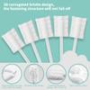 SmilBoxy 42PCS + 1 Finger Baby Toothbrush with Box Absorbent Gauze Oral Cleaner, Baby Tongue Cleaner, Disposable Infant Tongue Cleaner Newborn Oral Cleaner Gentle Cleaning Care for 0-36 Months Babies view 2