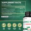 Satoomi Lions Mane with Ginkgo Biloba Supplement - 60 Capsules - Extra Strength for Restful Mind, Brain Health, Immune System & Focus - Gluten-Free, Non-GMO view 2