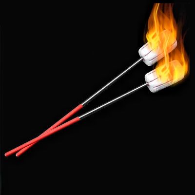 Diopche 2PCS Cupping Cotton Stick, Reusable Stainless Steel Cupping Ignition Rod, Cotton Rod Vacuum Cupping Supplies for Beauty Salon Massage Foot Bath Shop, Wholesale Business