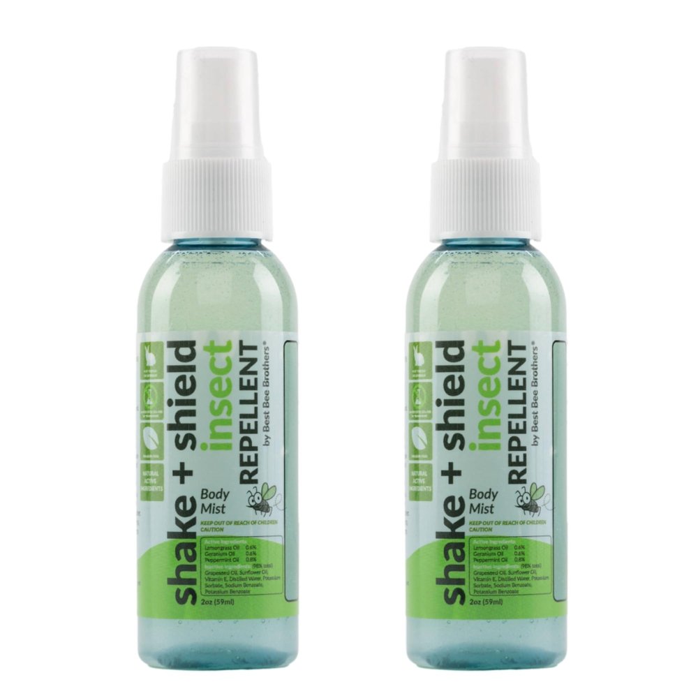 Best Bee Brothers Shake + Shield Tick & Mosquito Spray (2, 2oz)