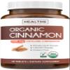 USDA Organic Ceylon Cinnamon Pills - High Potency Ceylon Cinnamon Supplement with 1000mg per Serving for Full Body Antioxidant Support - Vegan Non-GMO cGMP Made & Lab Verified (1 Month Supply) view 1