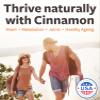 USDA Organic Ceylon Cinnamon Pills - High Potency Ceylon Cinnamon Supplement with 1000mg per Serving for Full Body Antioxidant Support - Vegan Non-GMO cGMP Made & Lab Verified (1 Month Supply) view 3
