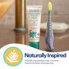 Dr. Talbot's Toddler Training Toothbrush and Natural Kids Toothpaste with Citroganix - 1.6 oz - Fluoride-Free Toothpaste and Toddler Toothbrush - 6+ Months - Dinosaur view 2