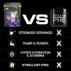 MRI NO2 Black Nitric Oxide Supplement for Pump, Muscle Growth, Vascularity & Energy - Powerful Stim-Free Pre-Workout with Citrulline (30 Servings) (Black Razzy Ripped) view 4
