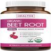 USDA Organic Beet Root Powder (60 Tablets) 1350mg Beets Per Serving with Black Pepper for Extra Absorption - Super Antioxidant and Nitrate Supplement for Athletic Performance and Stamina- No Capsules view 1