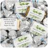 124 Pcs Personalized Wedding Candy Party Favors Botanical Wrapped Hershey's Miniatures and Hershey's Kisses (1.52 lbs) for Wedding Favors, Bridal Shower Candy, Rehearsal Dinner Souvenirs and Buffets view 1