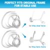 2PCS Replacement Cushion (Large) for Wisp - Cosy Fit for Secure Seal, IBEET Replacement Nasal Supplies, Large view 2