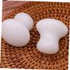 1Pc Massage Stone Mushroom Shape guasha Board gua sha Stone hot Stones for Massage Mushroom guasha Jade Manual Massage Tools Stone massagger White Myofascial view 2