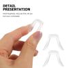 COHEALI 3pcs Comfortable Nose Pads for Glasses Non- Nose Support Transparent Eyeglass Accessories for Boys and Girls and Students Easy to Install and Gentle Skin view 3