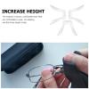 COHEALI 3pcs Comfortable Nose Pads for Glasses Non- Nose Support Transparent Eyeglass Accessories for Boys and Girls and Students Easy to Install and Gentle Skin view 4