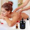 Massage Oil Warmer, Massage Oil Warmer for Massage Therapy, Oil Warmer for Massage for Salon, Barber Shops, Home, with Two Oil Bottle Dispenser view 2