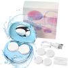 VORDRASSIL MV3 Series Ultrasonic Contact Lens Cleaner Machine, Peroxide Cleaner with USB Charger, Fit Disposable Soft, Colored, RGP and OK Lenses (BLUE) view 1