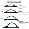 YooYuan Back Stretcher for Lower Back Pain Relief, 4 Level Adjustable Lumbar Cracker Board Massager, Stretching Device for Scoliosis, Sciatica (Blue) view 3