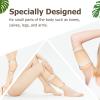 Allcucut Castor Oil Pack Wrap for Women Gifts, 6 Pcs Reusable Organic Cotton Pack Kit for Neck Waist Chest Knee, Adjustable Elastic Strap Compress Packs view 2