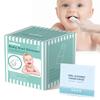 SmilBoxy 35PCS Finger Cots Baby Mouth Cleaner, Baby Tongue Cleaner Newborn Brushes Teeth with Fingers for 0-36 Months Toddler Care of Mouth, Finger Toothbrush Cleans Teeth, Wipes Tongue Surface view 1