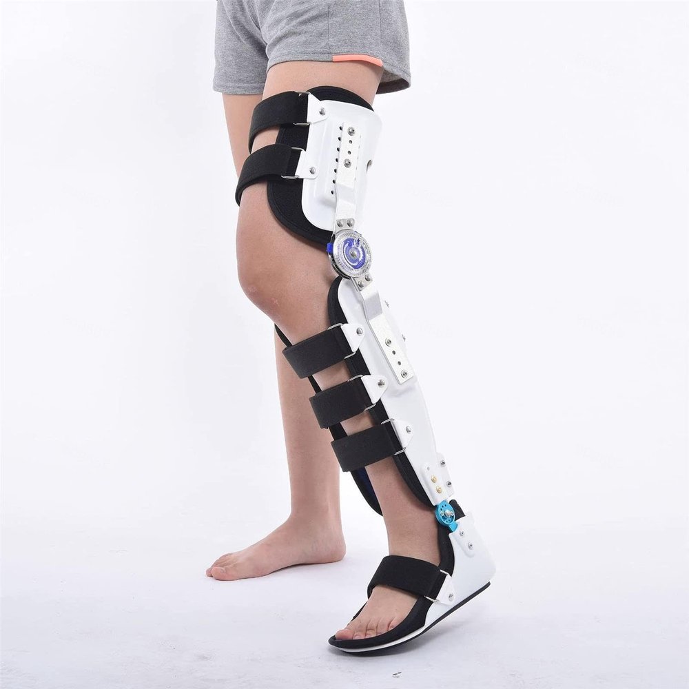 FBITE Knee Braces - Knee Brace for promotes muscle And joint recovery,soreness, Universal size - Sold as Single Unit,White-Left