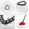10 Pack Mop Head Replacement for O-Ceda EasyWrin Spin Mop, Ailengy 100% Microfiber Mop Refills Spin Mop Replace Heads for ocedar Mop Easy House Cleaning and Floor Mopping view 3