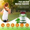 Organic Aura Moringa Leaf Capsules | 1500mg - 150 HPMC Veg | Whole Leaves Green Super Food Nutrition | Naturally Boosts Metabolism, Energy, Health, & Stamina | 100% Pure Safe Moringa |Non GMO. view 3