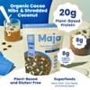 Maja Organic Plant-Based Protein Cacao & Coconut Overnight Oats 13 oz Multi-Serve (2-Pack) | 20g Protein, Vegan, Gluten-Free Instant Oatmeal | Quick & Filling Breakfast with Clean Ingredients view 3