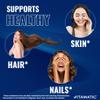 Vitamatic Biotin 10,000 mcg (10 mg) for Stronger Hair, Skin & Nails - 365 Vegan Tablets- Also Called Vitamin B7 view 4