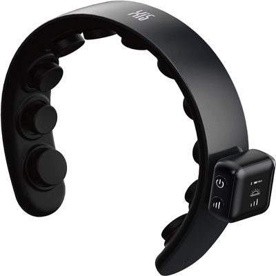 Master Massage H1 Fashion Hairband Head Massager - Slim & Lightweight, 11 Vibrating Heads, 5 Modes, 3 Intensities from Gentle Fingers to Acupressure (Deluxe, Black)