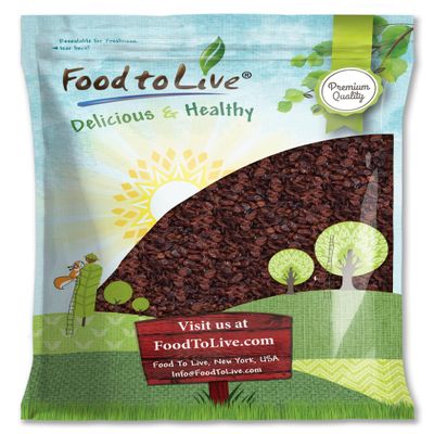 Food to Live Sultana Raisins, 8 Pounds  Natural Dried Grapes for Baking, Snacking, and Trail Mixes.Vegan, Bulk. No Sugar Added, Unsulfured, Lightly Coated with Sunflower Oil. Perfect Pantry Staple
