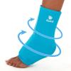 FOMI Hot Cold Ankle Foot Gel Ice Pack Wrap | Premium Comfort 360 Degree Solid Gel Cooling Compression for Plantar Fasciitis, Heel Spurs, Achilles, Tendonitis, Sore Feet, Gout | One Size (Blue) view 1
