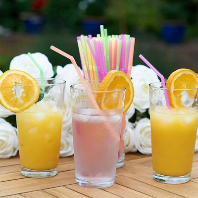 Premium Quality Flexible Bendy Drinking Colorful Straws with Paper Wraps - Eco-Friendly for Hot and Cold Beverages:300 CT