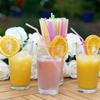 Premium Quality Flexible Bendy Drinking Colorful Straws with Paper Wraps - Eco-Friendly for Hot and Cold Beverages:300 CT view 1