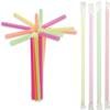 Premium Quality Flexible Bendy Drinking Colorful Straws with Paper Wraps - Eco-Friendly for Hot and Cold Beverages:300 CT view 3