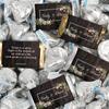 128 Pcs Personalized Wedding Candy Party Favors Wrapped Miniatures and Kisses (1.58 lbs) - Rustic Floral view 1