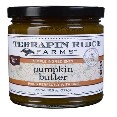 Terrapin Ridge Farms Pumpkin Butter  10.5 oz Jar  Vegan Spread for Toast, Pancakes, Yogurt & Snacks