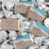 128 Pcs Personalized Wedding Candy Party Favors Wrapped Miniatures and Kisses (1.58 lbs) - Beach view 1