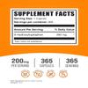 BulkSupplements.com 5-HTP Capsules - 5-Hydroxytryptophan, 5-HTP 200mg, 5 HTP Supplement - Amino Acid Supplement, Gluten Free, 1 Capsule per Serving, 365 Capsules (Pack of 1) view 2