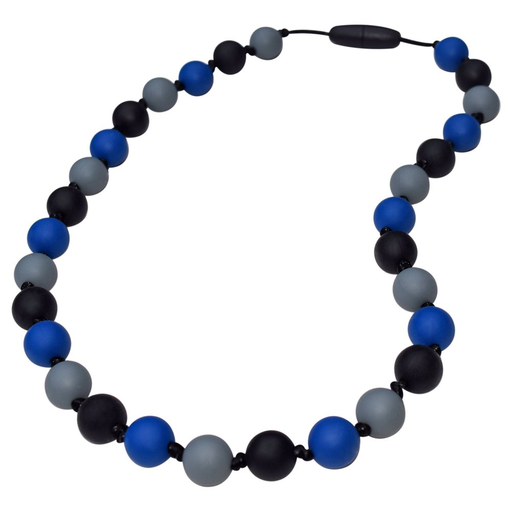 Munchables Navy Camo Sensory Chewelry Necklace