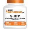 BulkSupplements.com 5-HTP Capsules - 5-Hydroxytryptophan, 5 HTP Supplement - 5-HTP 400mg, for Overall Well-Being - Gluten Free, 2 Capsules per Serving, 360 Count (Pack of 1) view 1
