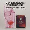 Moon Juice Mini Dew Electrolytes Powder - Sugar Free Minerals & Electrolyte Hydration Powder for Instant Hydration & Brain Support - Magnesium, Calcium, Potassium, Pink Salt, Watermelon, 30 Servings view 2