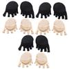 Healifty 6pairs Reusable Toe Socks for Women Footies Socks Wear-Resistant Pads Comfortable view 1