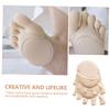 Healifty 6pairs Reusable Toe Socks for Women Footies Socks Wear-Resistant Pads Comfortable view 4