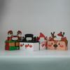 12pcs Boxes Christmas Box Candy Containers Snack Containers Christmas Bags Party Candy Bags Party Treats Bags Christmas Treats Bags Snack Box Paper Cartoon view 2